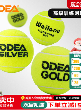ODEA欧帝尔网球DD1DD2DD3DD8 GOLD散装整袋高弹耐打比赛训练球