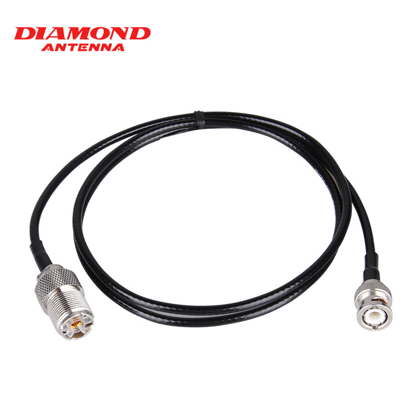 钻石 2D1BR 钻石馈线对讲机车载台专用超细馈线BNC接口