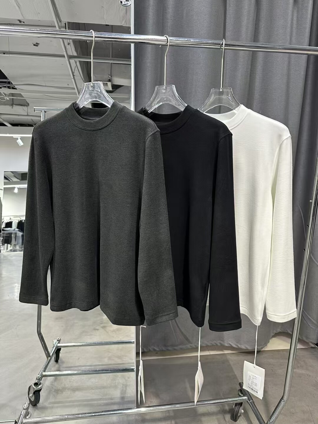 冬季男士加绒加厚圆领T恤男韩版潮流宽松保暖打底衫百搭体恤上衣