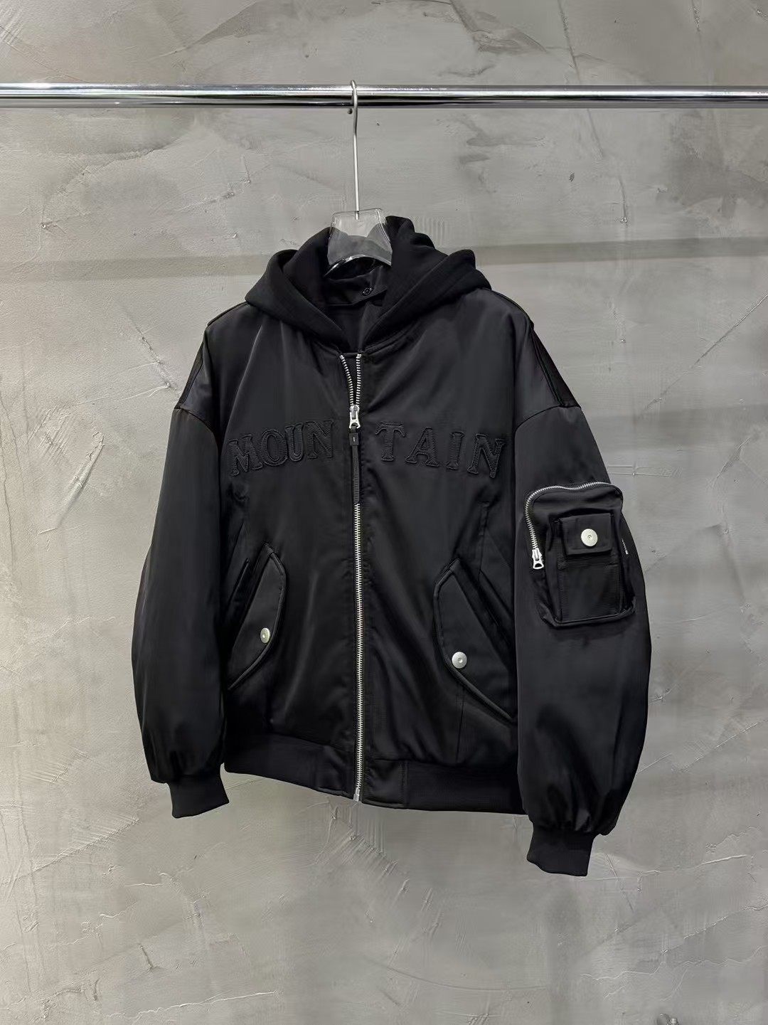 冬季新款美式重磅工装白鸭绒外套潮牌男士棒球领羽绒服可拆卸连帽,男装,羽绒服,淘宝优惠券,粉丝福利购,淘宝优惠卷