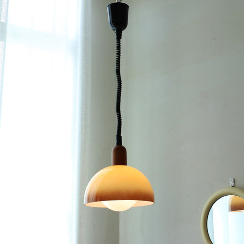 复古玻璃小吊灯氛围卧室床头餐厅咖啡厅酒吧灯民宿阳台实木