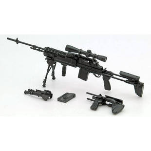 日本代购正版 小军械库 [LA062] M14EBR-RI 1/12塑料模型
