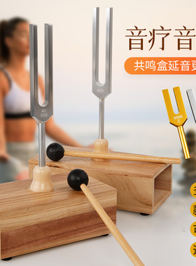 4096/528Hz音叉音疗乐器瑜伽冥想工具治愈放松解压专注力消磁音叉