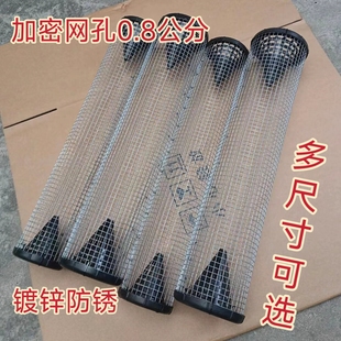 蛇铁丝笼多功能防锈铁丝笼子手工折叠笼鱼虾长虫通用长筒笼黄鳝笼