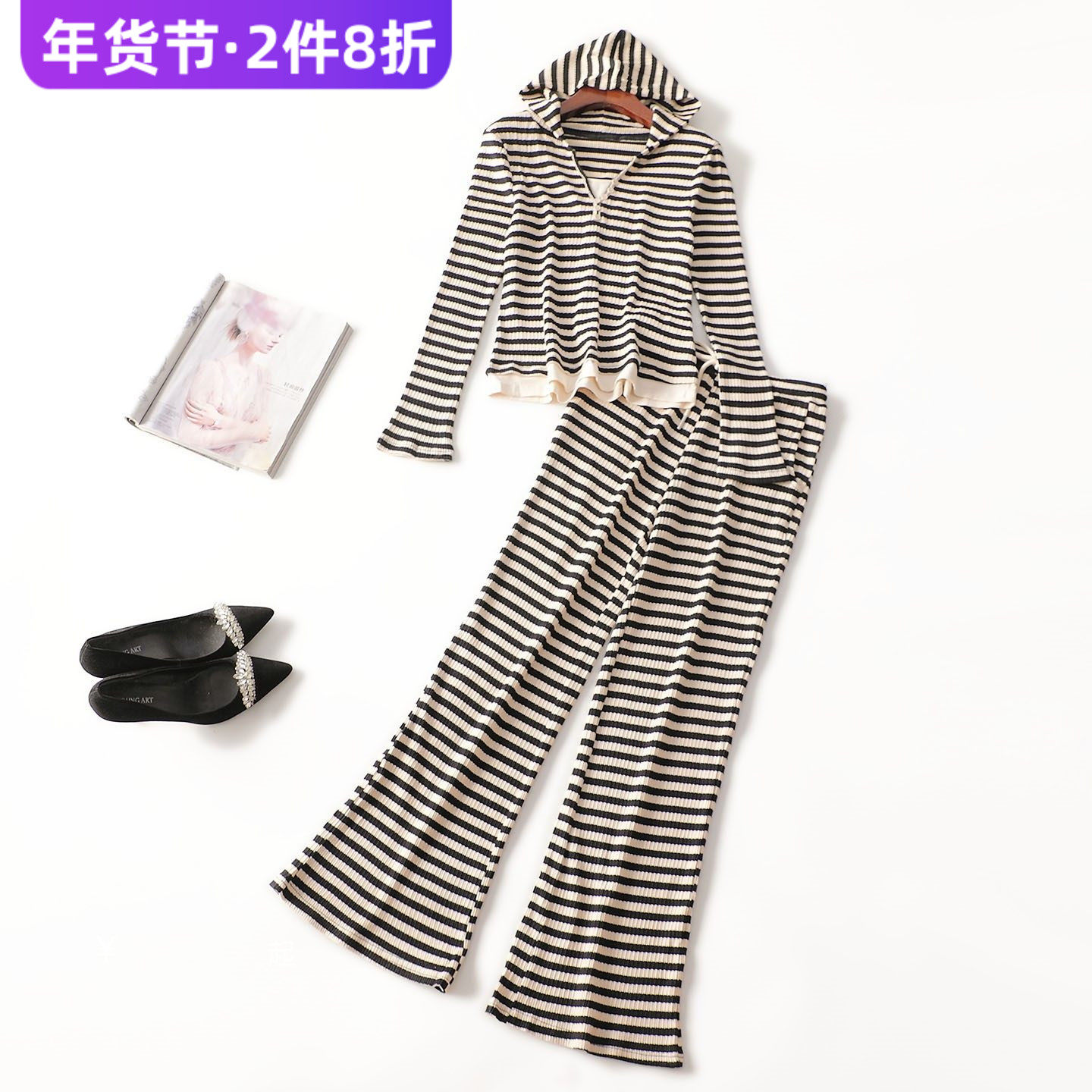 412143 秋长款套头长袖上衣裤子套装,女装/女士精品,时尚套装,淘宝优惠券,粉丝福利购,淘宝优惠卷