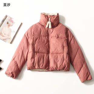 245081 冬中长款高领长袖羽绒服