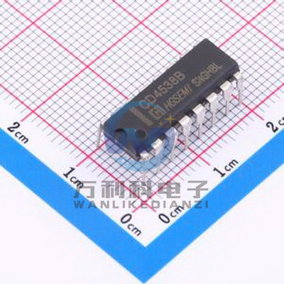 CD4538BE 单稳态多谐振荡器 DIP-16封装 原装正品