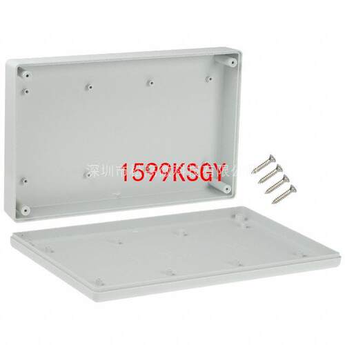 1599KSGY [BOX PLASTIC GRAY 8.66