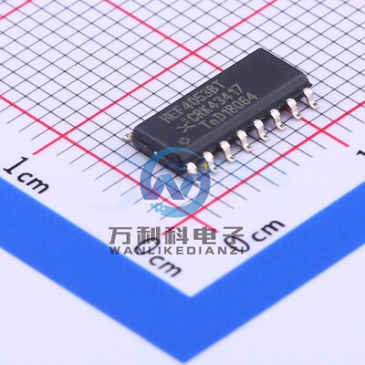 HEF4053BT,653 单刀双掷(SPDT)模拟开关/多路复用器SOIC-16封装