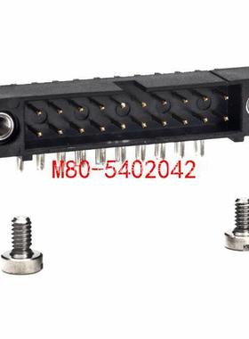M80-5402042 [CONN HDR 2MM R/A W/SCREW 20POS]
