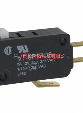 V7-5F17D8 [SW PLUNGR SPDT 3A SILVR QC 125V]