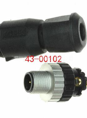 43-00102 [CONN PLUG 5POS INLINE PIN M12]