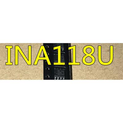 全新 INA118 INA118UA INA118U INA118UK SOP-8 仪表放大器芯片