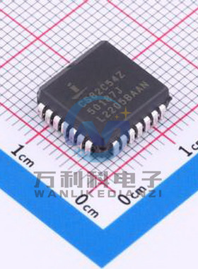 CS82C54Z96 定时器/计时器 PLCC-28(11.5x11.5)封裝 原装正品