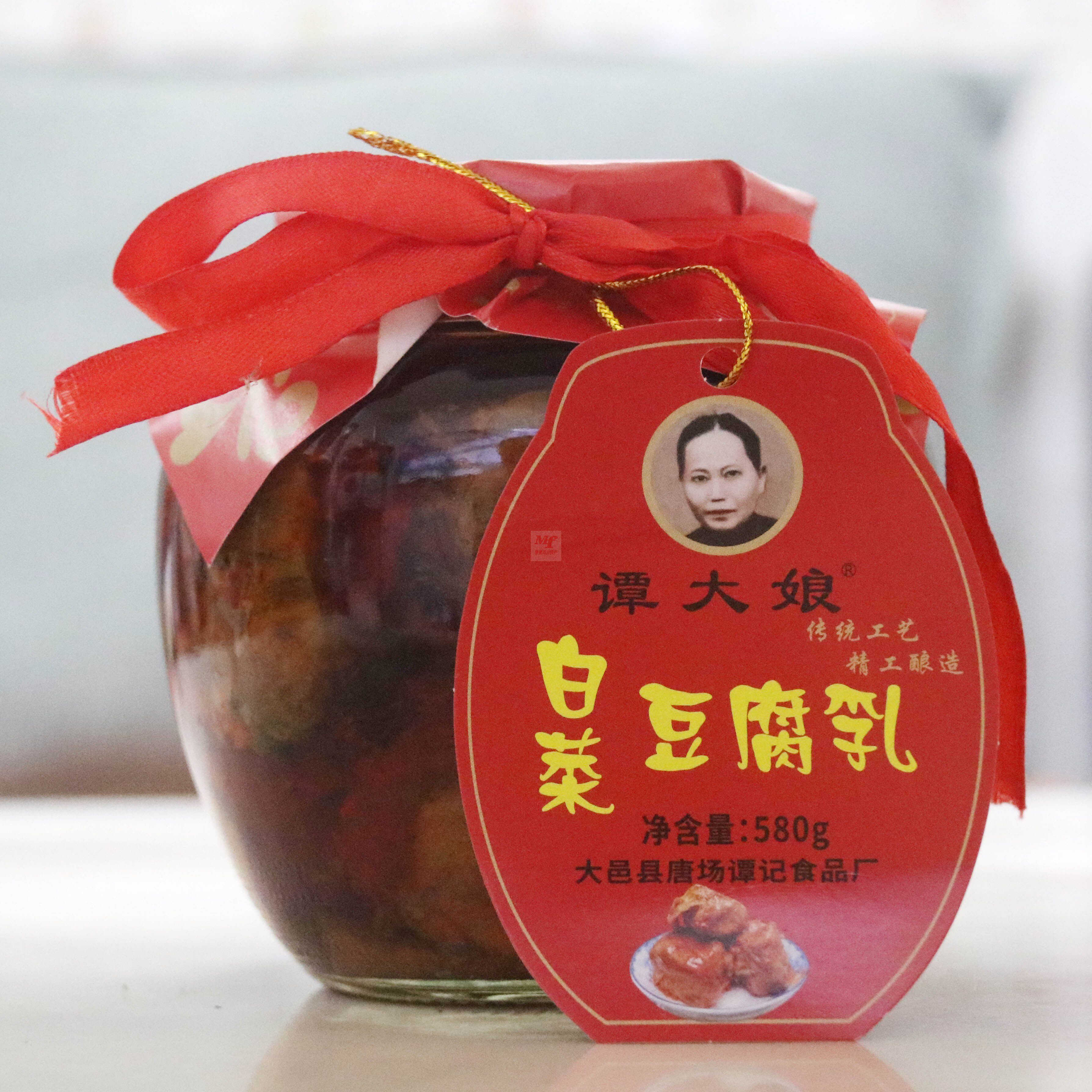 四川省特产安仁唐场谭大娘白菜味豆腐乳特色调味料咸淡适口下饭菜