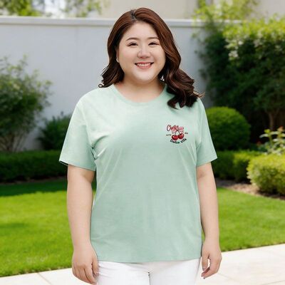 2026新款大码宽松字母短袖T恤