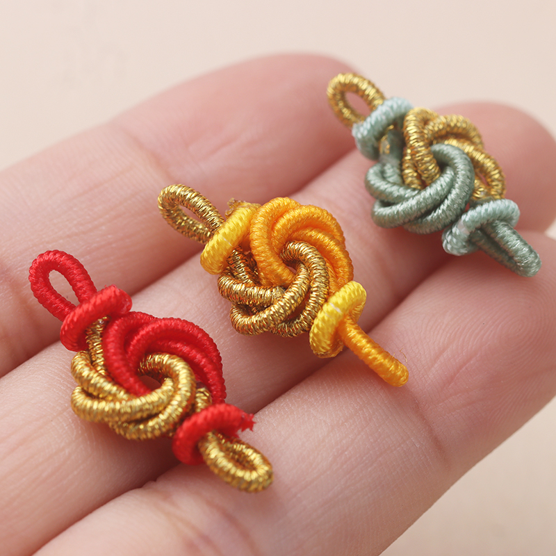 手工编织曼陀罗结花diy包挂配件