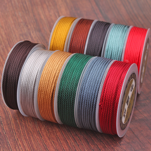 莉斯牌2mm玉米线手链项链挂绳编织线DIY吊坠绳柔软半成品挂件绳