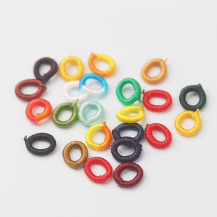 4mm大孔线圈菠萝扣DIY手链项链绳饰品配件彩色璎珞圈隔片编织材料