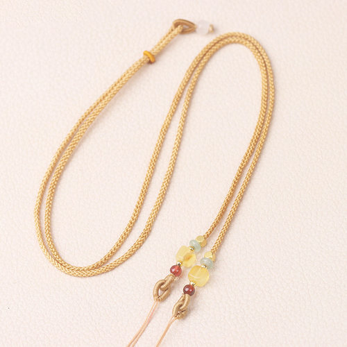 天珠吊坠挂绳项链绳黄金路路通绳