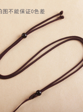 1.8MMC线简约手工编织项链绳子diy男女翡翠玉佩黄金吊坠挂件绳子