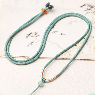 小圆绳挂件绳手工编织绑翡翠玉佩吊坠饰品绳子女款耐磨珠常用挂绳