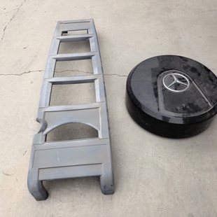 奔驰斯宾特后爬梯后备胎罩定制凌特专用改装配件324高顶低顶新凯