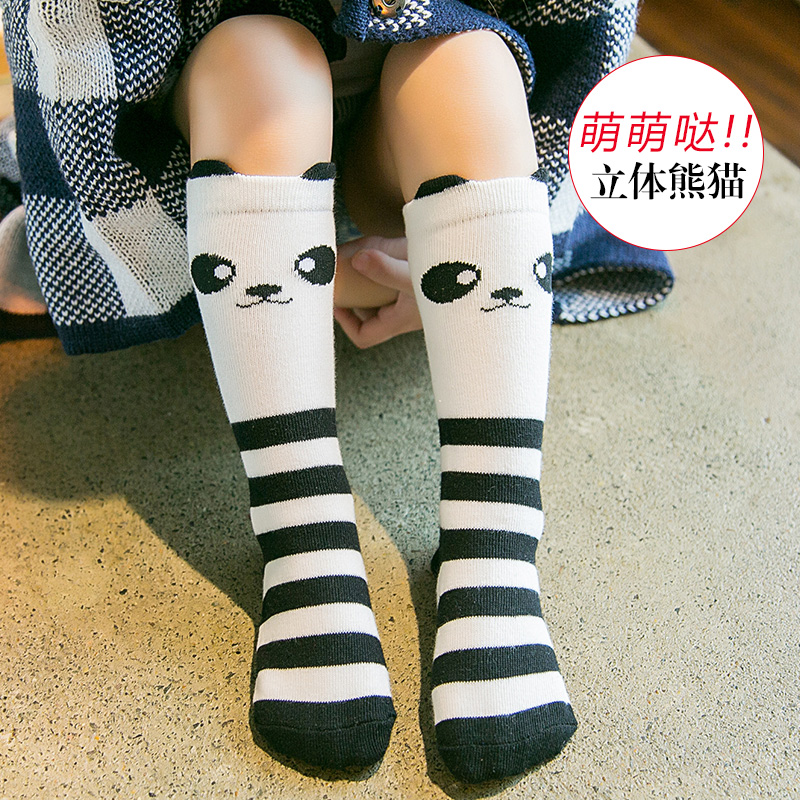 Spring and Autumn Korea paragraph cotton thin section boys and girls in tube socks baby socks relent newborn baby stockings