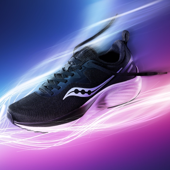 首尔的米家Saucony/圣康 男鞋女鞋LANCER 3黑白网面运动鞋跑步鞋
