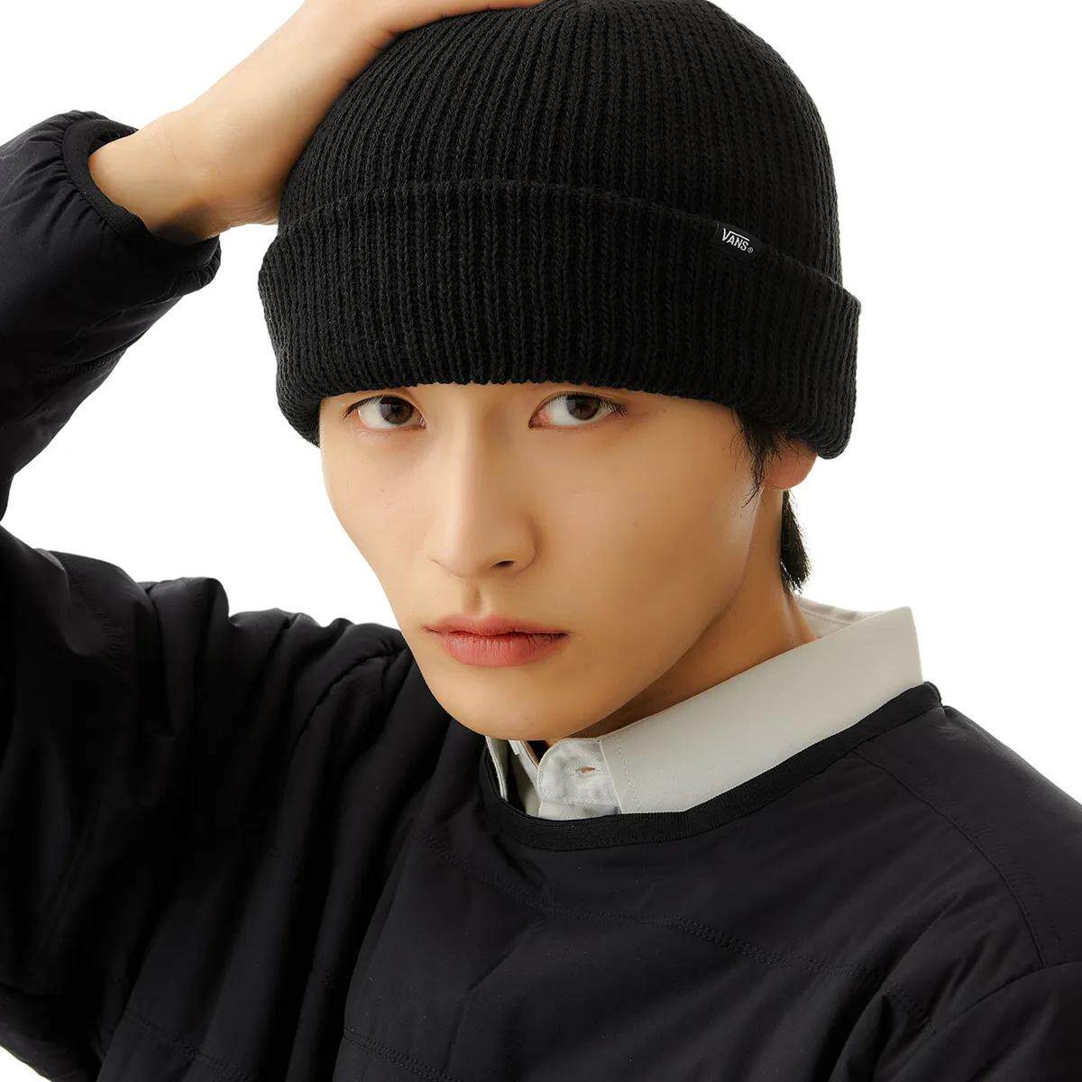 首尔的米家韩国代购VANS男款女款黑色冬款潮品保暖休闲运动毛线帽