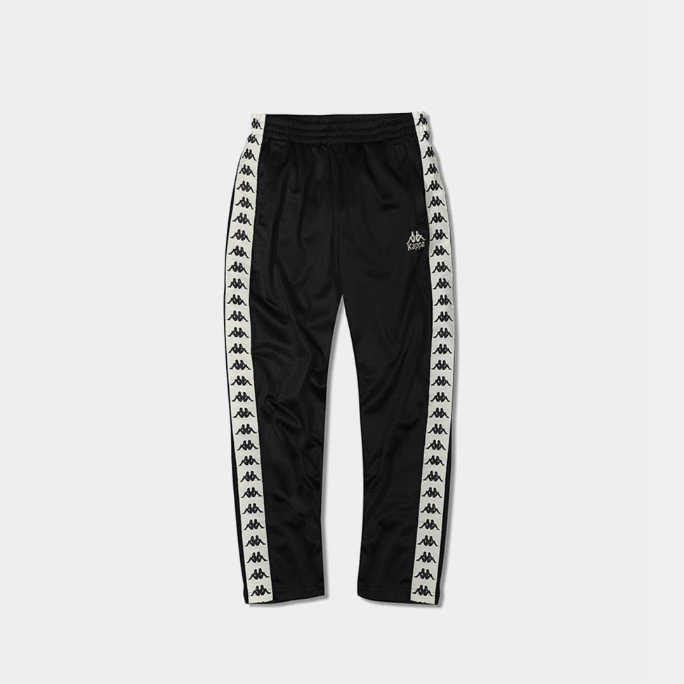 首尔的米家背靠背\KAPPA男款女款黑米222BANDA黑串标休闲运动长裤