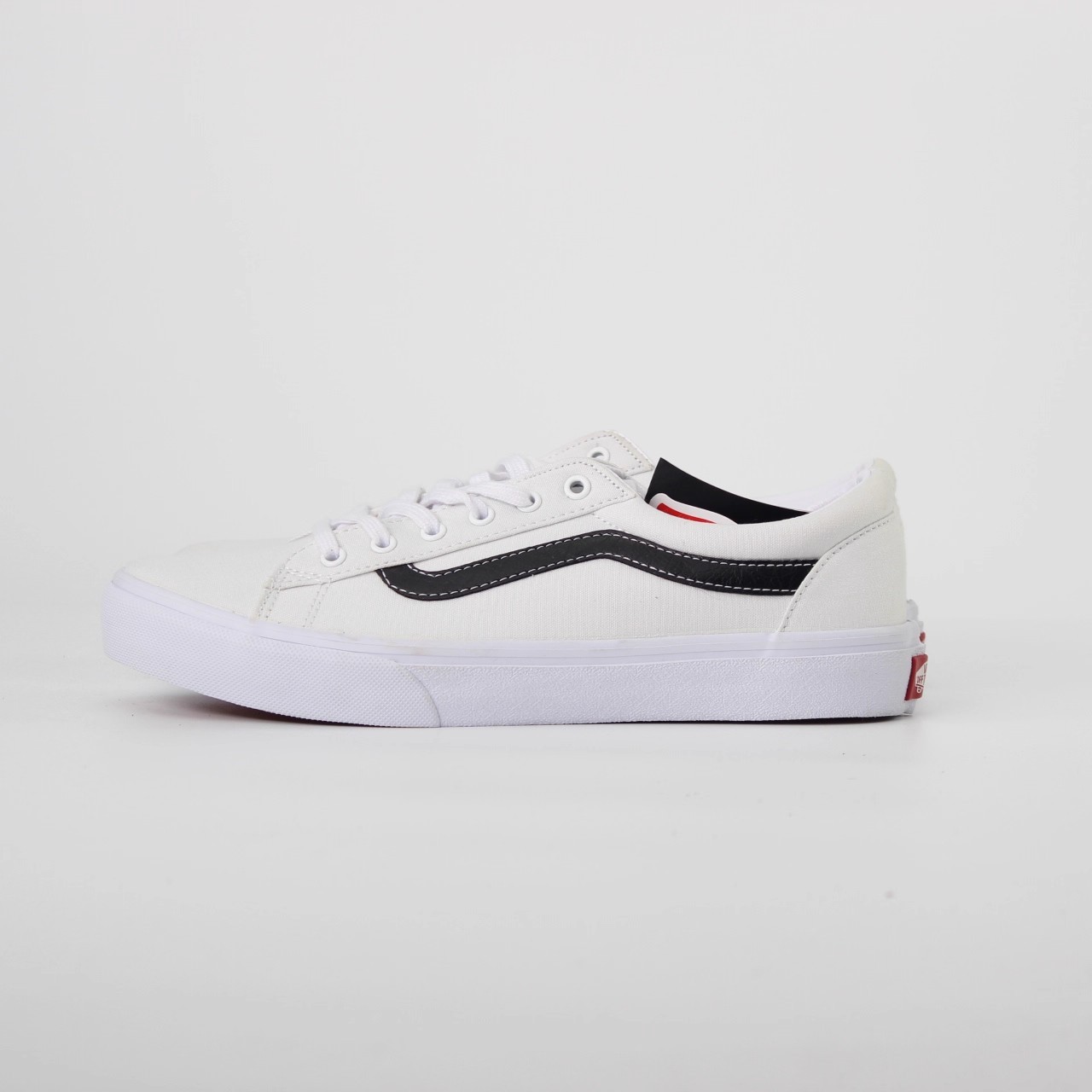 首尔的米家VANS男鞋日版白黑帆布牛筋底休闲滑板鞋运动鞋