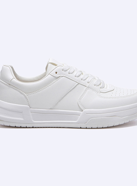 首尔的米家CLASSICO男鞋女鞋Glide court白色皮革休闲运动滑板鞋