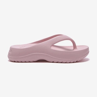 首尔的米家OTZShoes 女鞋BIDDLE粉色松糕底休闲人字拖鞋沙滩拖鞋
