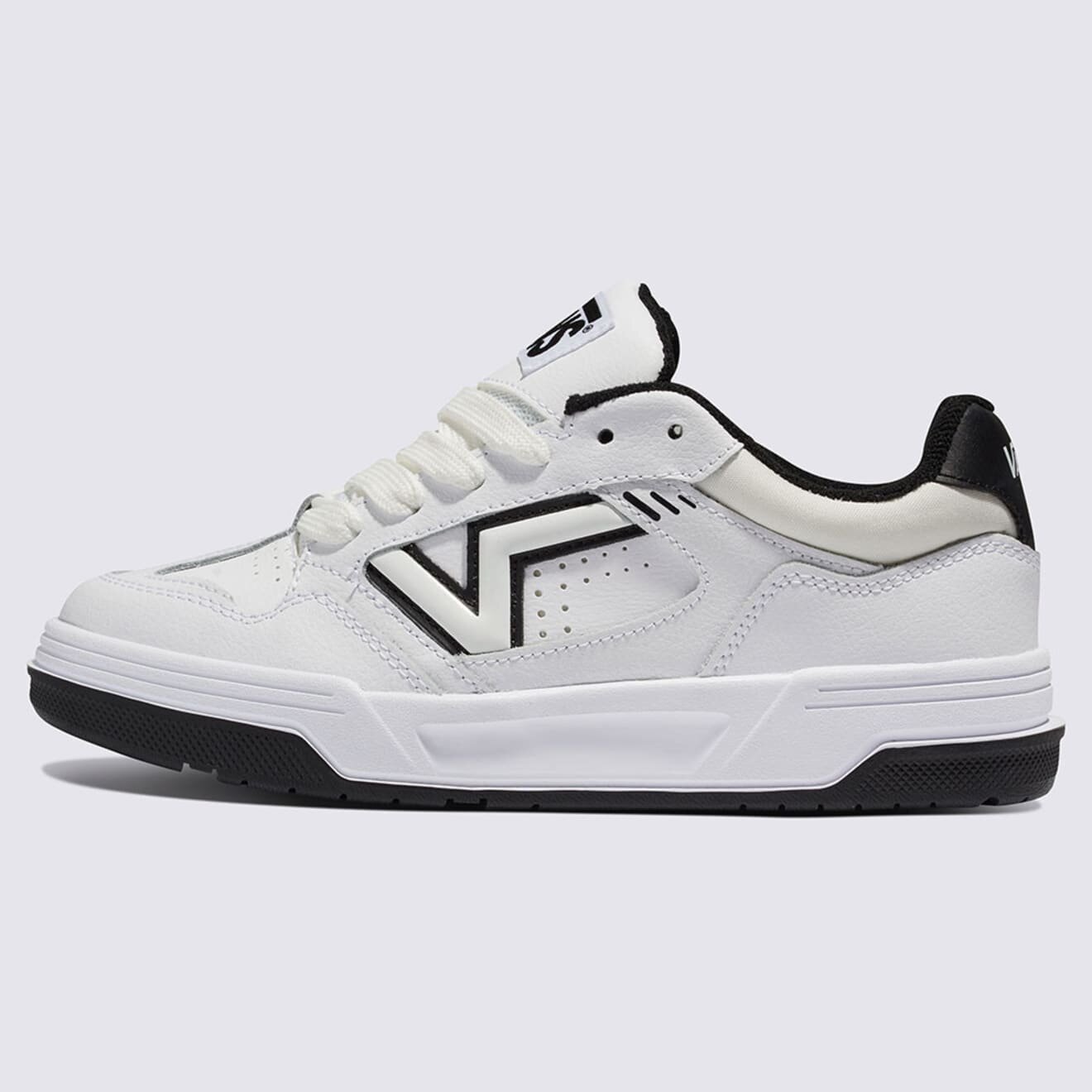 首尔的米家VANS 男鞋女鞋UPLAND白黑皮革牛筋底休闲滑板鞋运动鞋