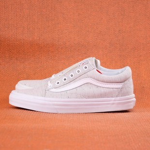 米家VANS 运动鞋 女鞋 SKOOL浅灰帆布潮品休闲滑板鞋 OLD 首尔
