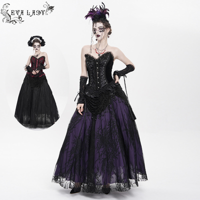 复古中世纪哥特重工半裙