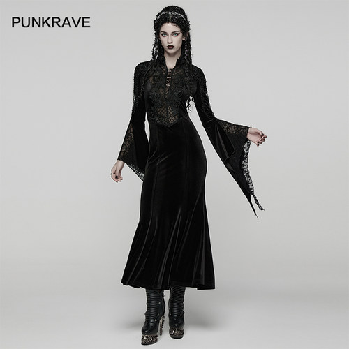 PUNKRAVE暗黑哥特连衣裙