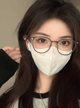 百世芬新款TR01247小红书网红茶棕眼镜框超轻防蓝光丹阳镜架