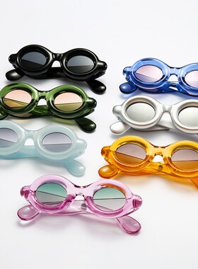 （精品PC跨境货源欧美）2026墨镜男士女士防紫外线太阳镜搞怪个性