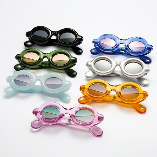 （精品PC跨境货源欧美）2026墨镜男士女士防紫外线太阳镜搞怪个性