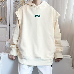 袋鼠袋 假两件2024秋装新款男装高质量卫衣套头外套  YY606 P85图片
