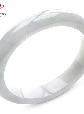 豪8印象手镯之家S525048Y306翡翠手镯圈口54.2mm天然a货缅甸玉镯