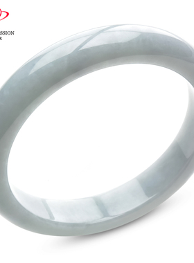 豪8印象P26048P305翡翠手镯圈口58.8mm冰糯种浅绿天然缅甸玉镯