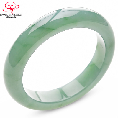 豪8印象·手镯之家S8-196天然翡翠手镯圈口57.0mm冰种蓝水玉镯