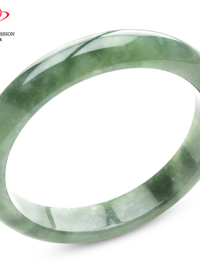 豪8印象P26018P435翡翠手镯圈口57.9mm天然缅甸冰糯种油绿玉镯子