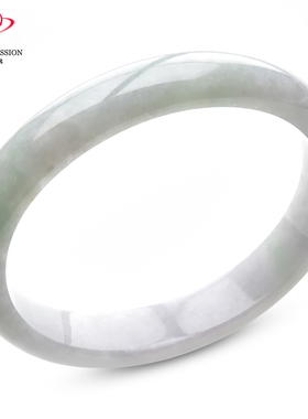 豪8印象P26018P412翡翠贵妃手镯圈口60.1mm冰糯种天然浅绿玉镯