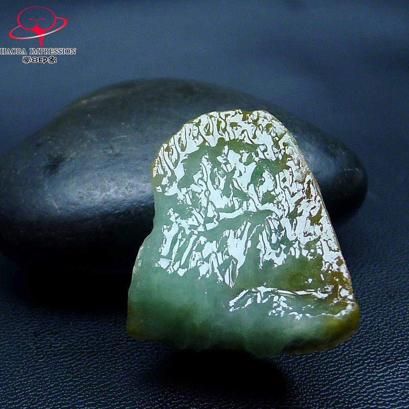 豪8印象手镯之家Z26012Z503翡翠原石吊坠冰糯种黄翡玉挂件手玩件