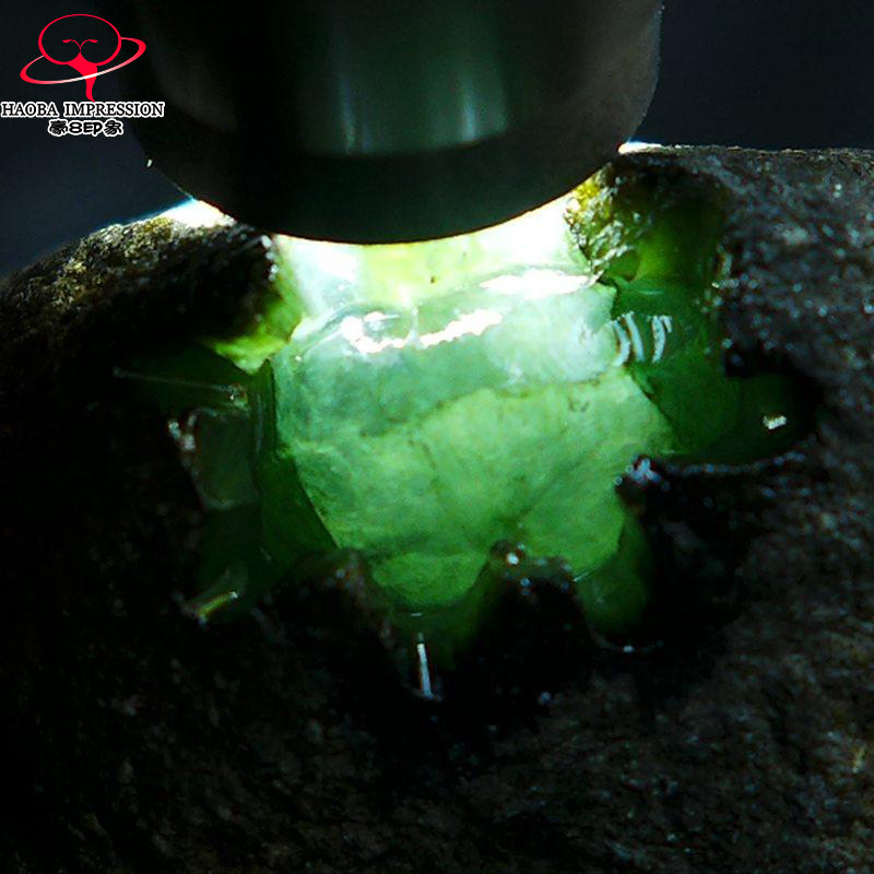 豪8印象Z26060G204老皮壳缅甸天然翡翠老坑好种毛料原石1153.99g