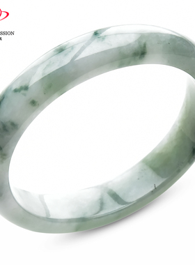 豪8印象手镯之家S525048Y326翡翠贵妃手镯圈口53.0mm天然a货玉镯